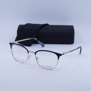 Banana Republic ISADORA 0KY2 00 Cat Eye Eyeglasses 51mm – Blue/Gold